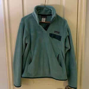 Turquoise Patagonia pullover